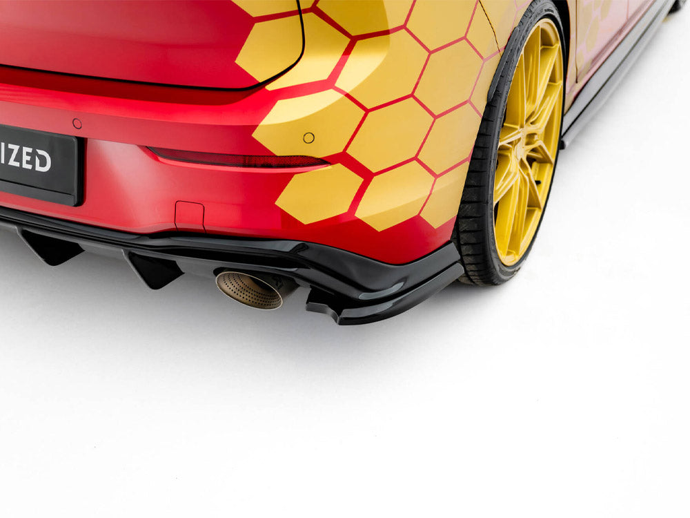 Maxton Design Rear Side Splitters V.4 Volkswagen Golf GTI Clubsport Mk8 Facelift