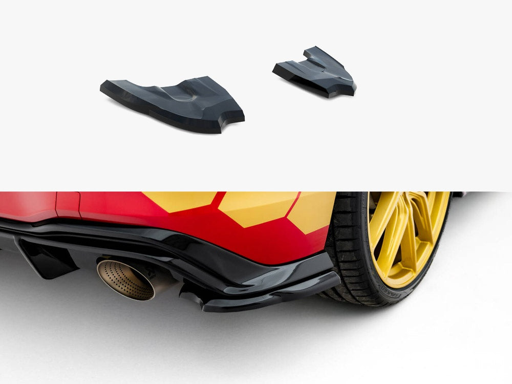 Maxton Design Rear Side Splitters V.3 Volkswagen Golf GTI Clubsport Mk8 Facelift