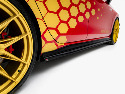 Maxton Design Side Skirts Diffusers V.2 Volkswagen Golf GTI Clubsport Mk8 Facelift