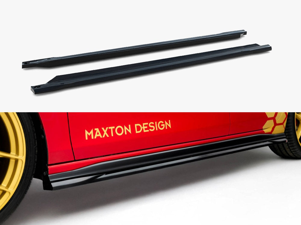Maxton Design Side Skirts Diffusers V.1 Volkswagen Golf GTI Clubsport Mk8 Facelift