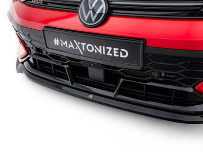 Maxton Design Front Splitter V.4 Volkswagen Golf GTI Clubsport Mk8 Facelift