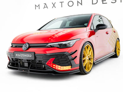 Maxton Design Front Splitter V.3 Volkswagen Golf GTI Clubsport Mk8 Facelift