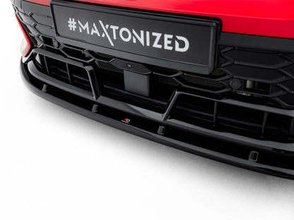 Maxton Design Front Splitter V.2 Volkswagen Golf GTI Clubsport Mk8 Facelift
