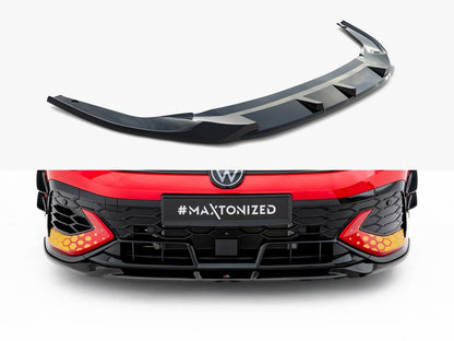 Maxton Design Front Splitter V.1 Volkswagen Golf GTI Clubsport Mk8 Facelift