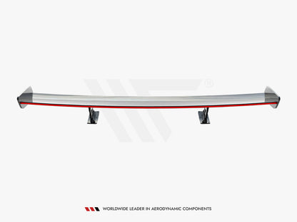 Maxton Design Carbon Spoiler With Internal Brackets Uprights + LED Honda Civic SI Mk10