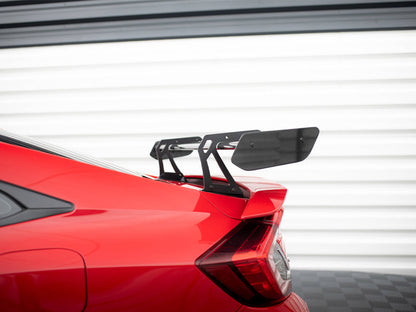 Maxton Design Carbon Spoiler With Upper Swan Mounting Honda Civic SI Mk10