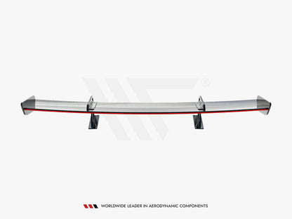 Maxton Design Carbon Spoiler With Upper Swan Mounting + LED Honda Civic SI Mk10