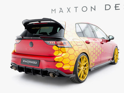 Maxton Design Street PRO Rear Side Splitters + Flaps Volkswagen Golf GTI Clubsport Mk8 Facelift