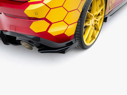 Maxton Design Street PRO Rear Side Splitters + Flaps Volkswagen Golf GTI Clubsport Mk8 Facelift