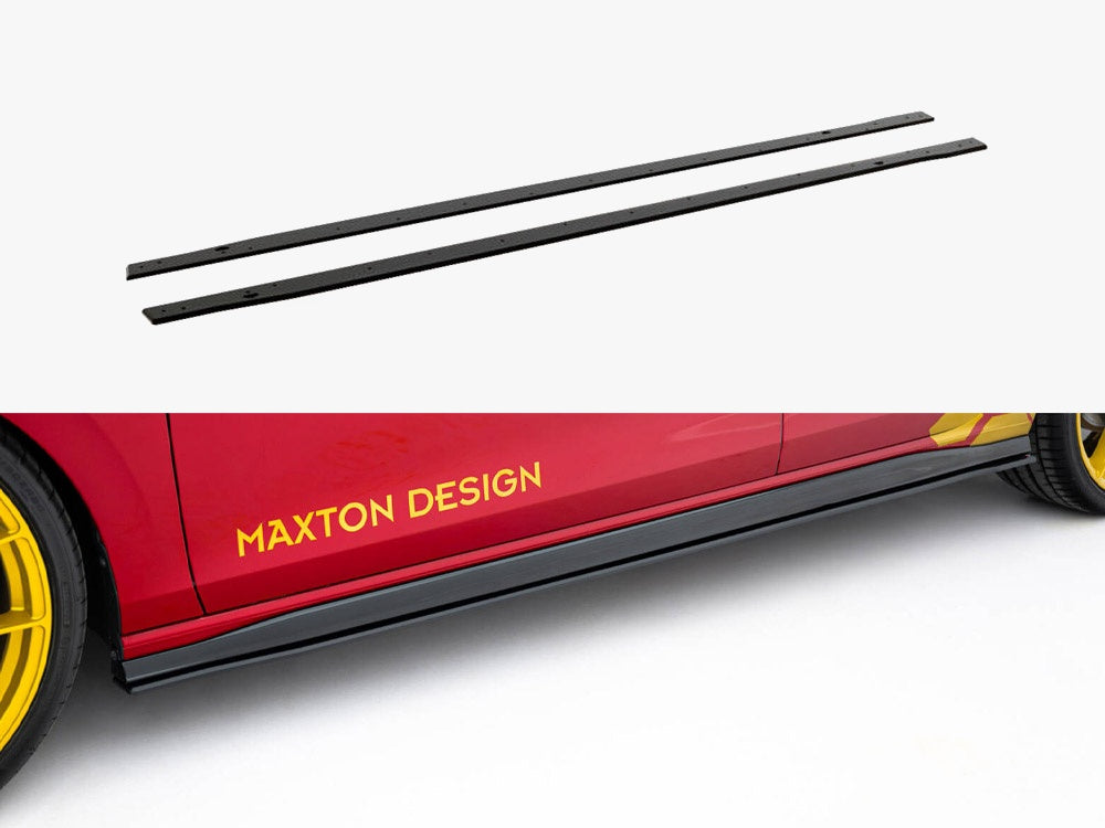 Maxton Design Street Pro Side Skirts Diffusers Volkswagen Golf GTI Clubsport Mk8 Facelift