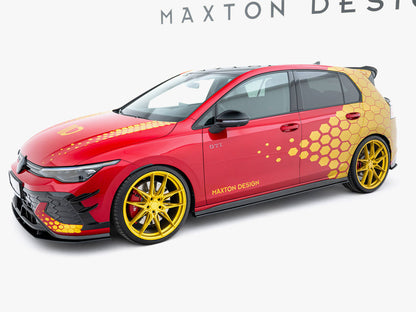 Maxton Design Street Pro Side Skirts Diffusers Volkswagen Golf GTI Clubsport Mk8 Facelift