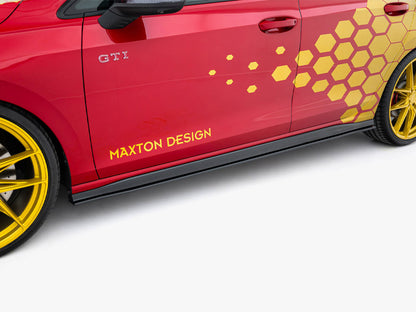 Maxton Design Street Pro Side Skirts Diffusers Volkswagen Golf GTI Clubsport Mk8 Facelift