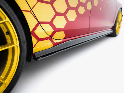 Maxton Design Street Pro Side Skirts Diffusers Volkswagen Golf GTI Clubsport Mk8 Facelift