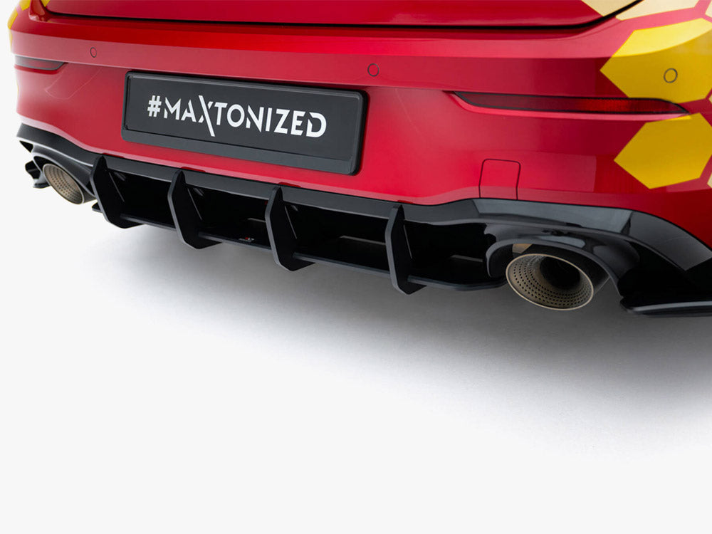Maxton Design Street PRO Rear Diffuser V.2 Volkswagen Golf GTI Clubsport Mk8 Facelift