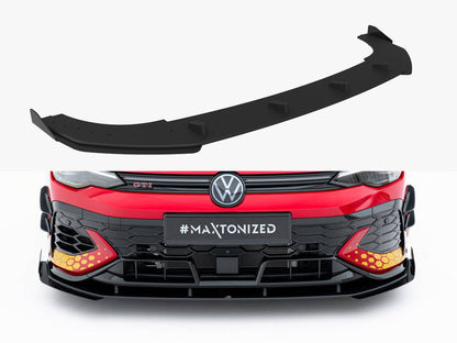 Maxton Design Street PRO Front Splitter + Flaps Volkswagen Golf GTI Clubsport Mk8 Facelift