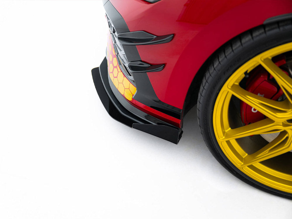 Maxton Design Street PRO Front Splitter + Flaps Volkswagen Golf GTI Clubsport Mk8 Facelift