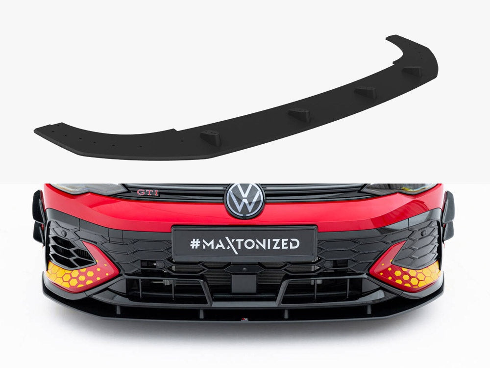 Maxton Design Street PRO Front Splitter Volkswagen Golf GTI Clubsport Mk8 Facelift