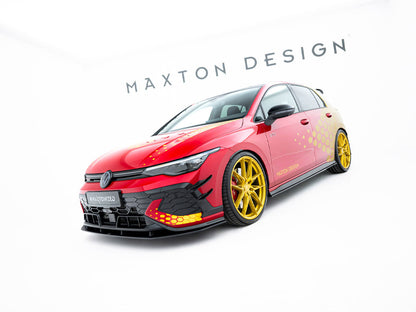 Maxton Design Street PRO Front Splitter Volkswagen Golf GTI Clubsport Mk8 Facelift
