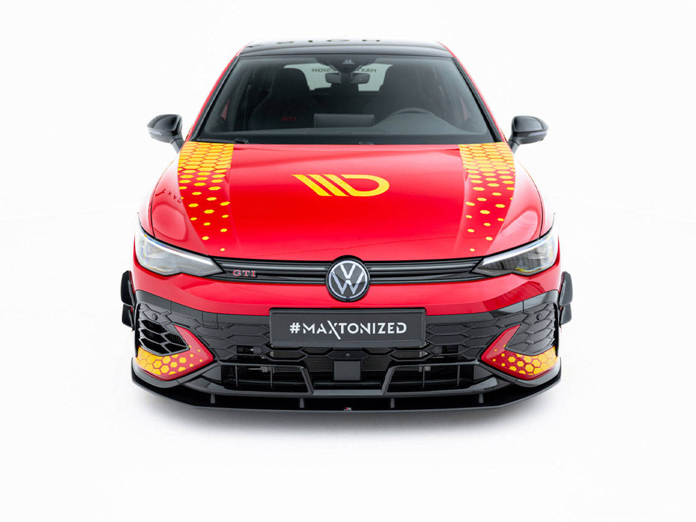 Maxton Design Street PRO Front Splitter Volkswagen Golf GTI Clubsport Mk8 Facelift