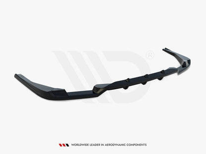 Maxton Design Rear Splitter (Vertical Bars) V.2 BMW X4 M-Pack G02 Facelift