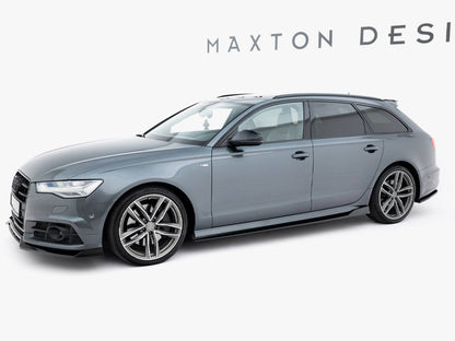 Maxton Design Side Skirts Diffusers V.2 Audi A6 / A6 C7 S-Line / S6 C7 Facelift