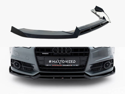 Maxton Design Front Splitter V.3 Audi A6 / A6 C7 S-Line / S6 C7 Facelift