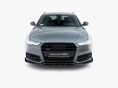Maxton Design Front Splitter V.3 Audi A6 / A6 C7 S-Line / S6 C7 Facelift