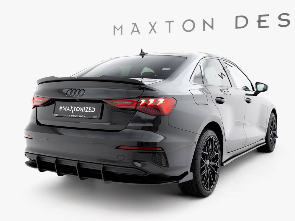 Maxton Design Street PRO Rear Diffuser + Flaps Audi A3 Sedan 8Y