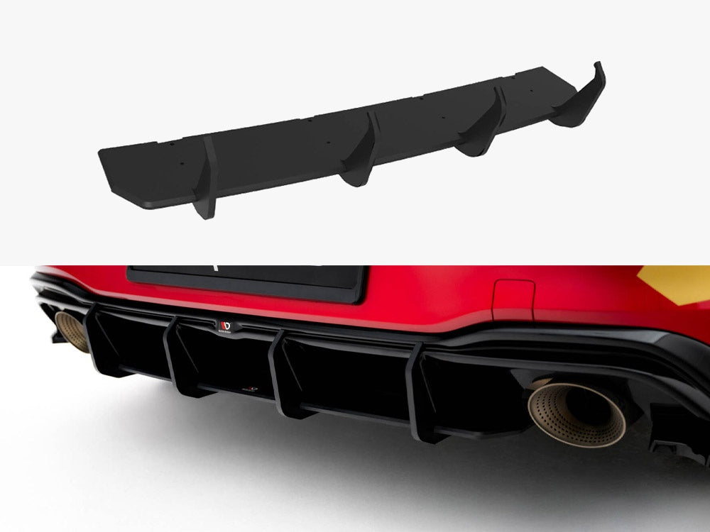 Maxton Design Street PRO Rear Diffuser V.1 Volkswagen Golf GTI Clubsport Mk8 Facelift