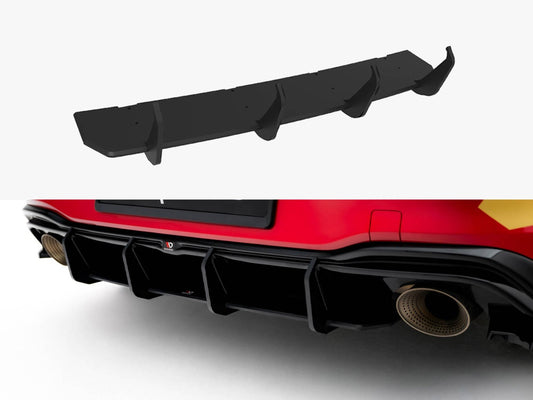 Maxton Design Street PRO Rear Diffuser V.1 Volkswagen Golf GTI Clubsport Mk8 Facelift