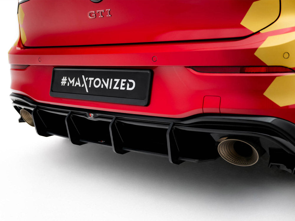 Maxton Design Street PRO Rear Diffuser V.1 Volkswagen Golf GTI Clubsport Mk8 Facelift