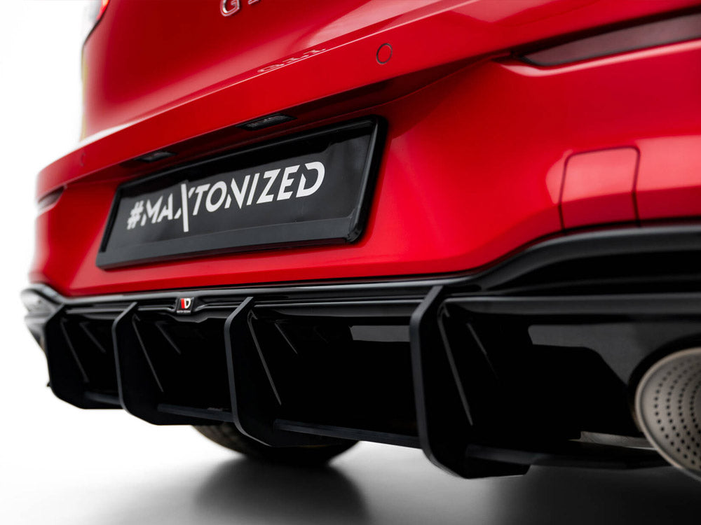 Maxton Design Street PRO Rear Diffuser V.1 Volkswagen Golf GTI Clubsport Mk8 Facelift