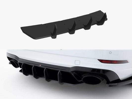 Maxton Design Street PRO Rear Diffuser V.2 Audi RS3 Sedan 8V Facelift