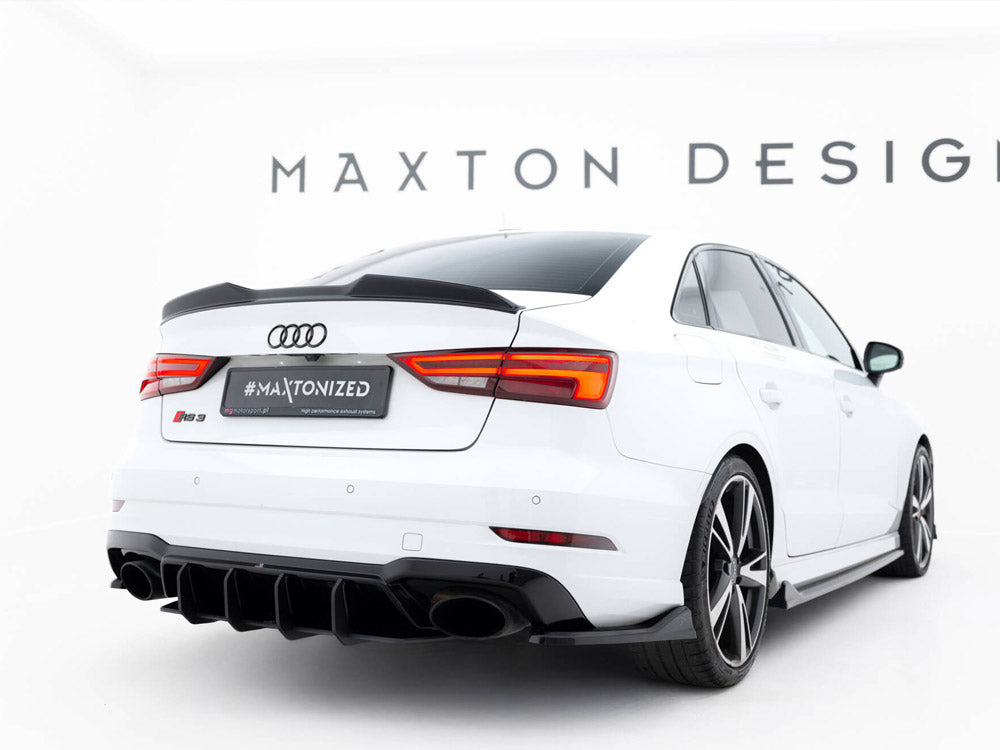 Maxton Design Street PRO Rear Diffuser V.2 Audi RS3 Sedan 8V Facelift