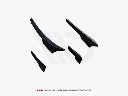 Maxton Design Front Bumper Wings (Canards) BMW 1 M-Pack F70