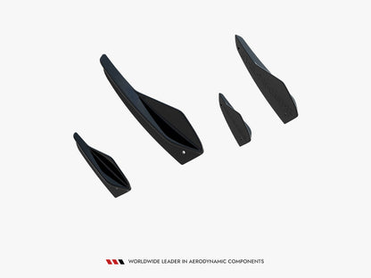 Maxton Design Front Bumper Wings (Canards) Hyundai Elantra N Mk7
