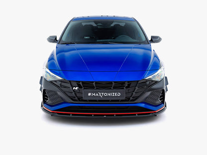 Maxton Design Front Splitter V.2 Hyundai Elantra N Mk7