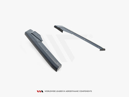 Maxton Design Prepreg Carbon Fiber Rear Side Splitters Audi RS6 C8