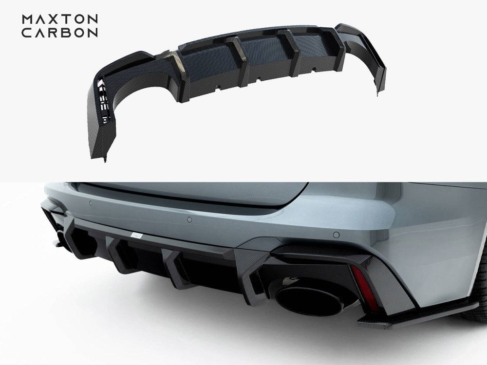 Maxton Design Prepreg Carbon Fiber Rear Diffuser Audi RS6 C8 (version without towbar)