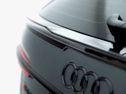 Maxton Design Prepreg Carbon Fiber Tailgate Spoiler (Lower) Audi RS6 C8