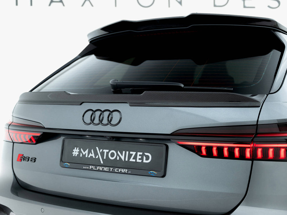 Maxton Design Prepreg Carbon Fiber Tailgate Spoiler (Lower) Audi RS6 C8