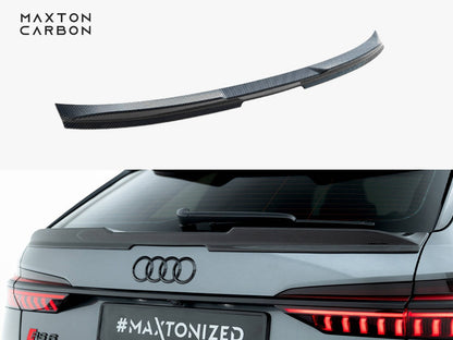 Maxton Design Prepreg Carbon Fiber Tailgate Spoiler (Lower) Audi RS6 C8