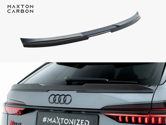 Maxton Design Prepreg Carbon Fiber Tailgate Spoiler (Lower) Audi RS6 C8