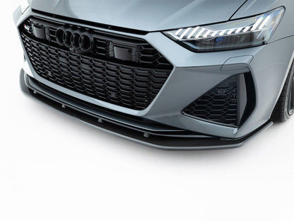 Maxton Design Carbon Fiber Front Splitter Audi RS6 C8 / RS7 C8