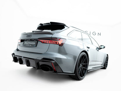 Maxton Design Carbon Fiber Tailgate Spoiler Audi RS6 C8