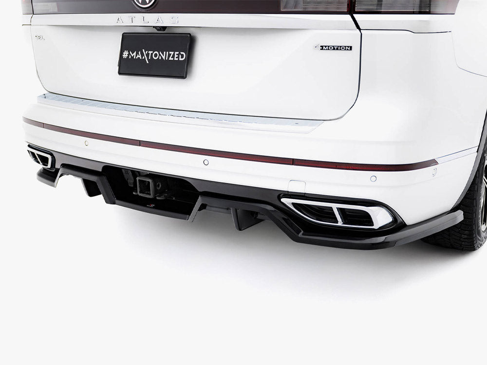 Maxton Design Rear Splitter (Vertical Bars) Volkswagen Atlas R-Line Mk1 Facelift 2
