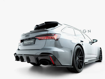 Maxton Design Prepreg Carbon Fiber Rear Diffuser Audi RS6 C8 (version without towbar)