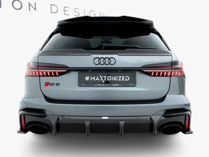 Maxton Design Prepreg Carbon Fiber Rear Diffuser Audi RS6 C8 (version without towbar)
