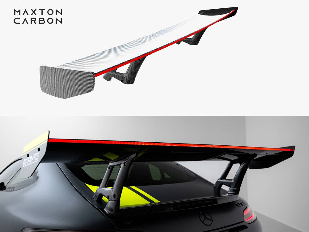 Maxton Design Carbon Spoiler + LED Mercedes-AMG GTR C190 Facelift
