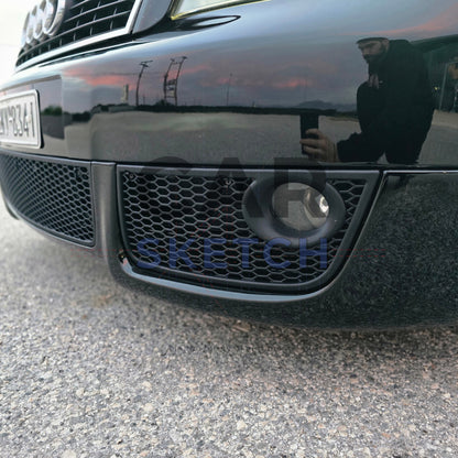 Audi A4 B6 Votex Kit Front Bumper Side Lower Grilles * 8E0 071 613  - 8E0 071 613 B *